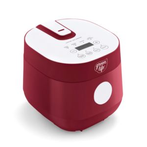 Go Grains Healthy Ceramic Rice & Grains Cooker Red