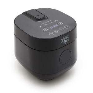 Go Grains Healthy Ceramic Rice Cooker Black