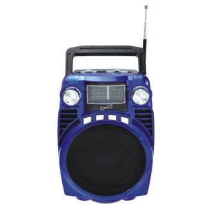 Bluetooth Portable 4 Band Radio, Blue