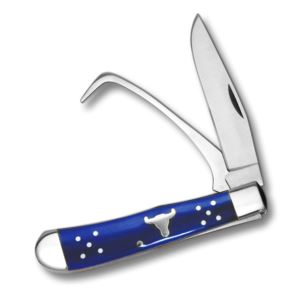 Cattleman's Farriers Knife - Blue