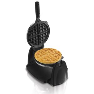 Flip Belgian Style Waffle Maker w/ Removable Plates