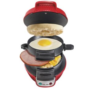 Breakfast Sandwich Maker Red