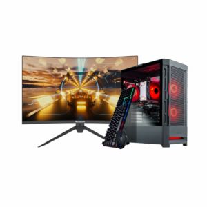 Blaze 4 Mini Gaming Tower & 27" Gaming Monitor