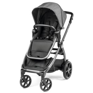 YPSI Single to Double Stroller w/ Reversible Seat Mercury