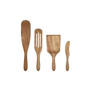 Mad Hungry Premium 4-Piece Acacia Wood Spurtle Set