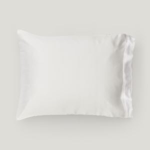 100% Silk Pillow Case (Individual) Standard Size - White Color