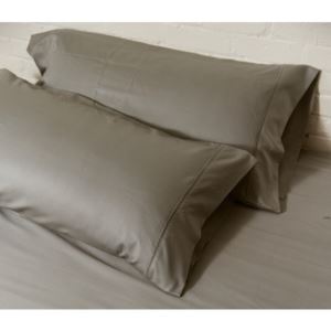 100% Organic Cotton Pillow Case (Set of 2) King Size - Grey Color