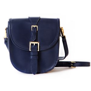 JANE Crossbody Genuine Leather Camera and Tech Bag (Blue)- 