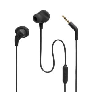 Endurance Run 2 Wired Waterproof Sport Earbuds Black