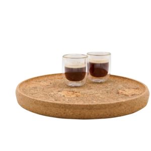 Ori Round Cork Amenity Tray