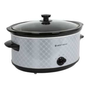 6qt Slow Cooker Silver