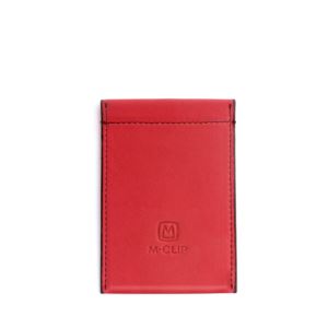 Red Leather RFID Case Size 3.75x2.5