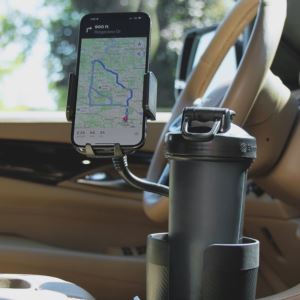 CupCargo Pro 2 in 1 Cup Holder Expander with Phone Mount