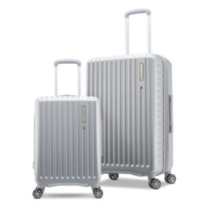 Color Spin 2pc Hardside Set Silver