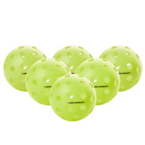 Onix - Fuse G2 Outdoor Pickleball Balls 6-Pack, Neon Green