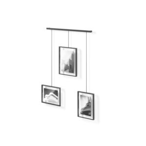 Exhibit Wall Picture Frames Set/3 Black