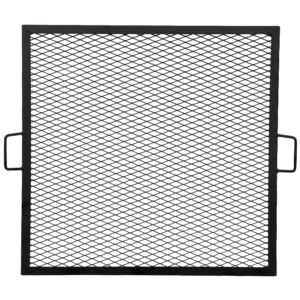 X-Marks Square Fire Pit Cooking Grill - 30-Inch