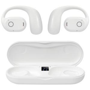 Clear Truly Wireless Open Ear Earbuds White