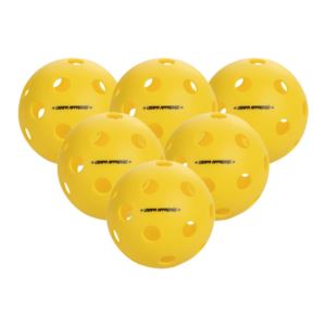Onix Fuse Indoor Yellow Pickleballs 6pk
