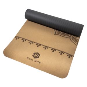 Skelcore 4mm (0.4in) Cork Yoga Mat