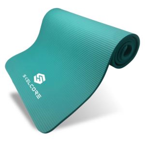 Skelcore NBR Deluxe Exercise Mat - 10mm (0.4") - Teal