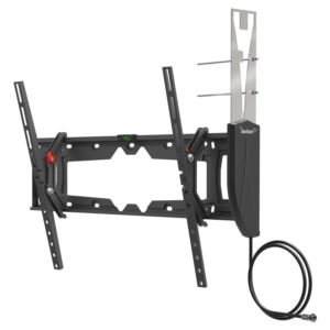 19 - 80"  Tilt Flat / Curved TV Wall Mount with Integrated HDTV Indoor Antenna