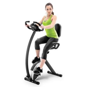 Marcy Foldable Exercise Bike with High Back Seat