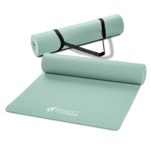 Circuit Fitness TPE Exercise Mat - Mint Green - 1/4" (6mm)