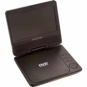 7 Inch Portable DVD Player with Swivel Screen