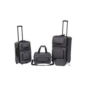 4pc Luggage Set Heather Gray