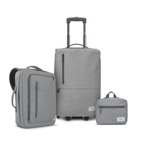 Travel Trio Bundle - Carry-On Backpack & Toiletry Kit