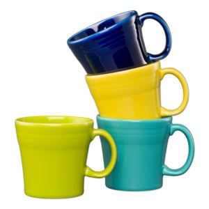4PC Tapered Mug Set- Cool Colors Size 15 oz