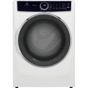 27'' 8 Cu. Ft. White Front Load Gas Dryer