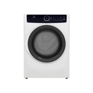 27'' 8 Cu. Ft. White Front Load Electric Dryer
