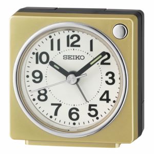 Fuji Dark Bedside Alarm Clock Size 2.6"