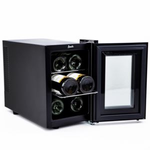 Avanti - 6 Bottle Wine Cooler - Brushed Metal