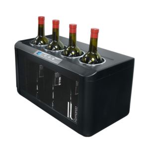 Vinotemp - 4 Bottle Thermoelectric Open Wine Cooler