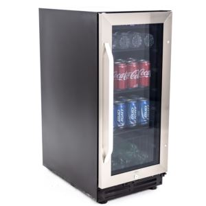 Avanti - 72 Can Beverage Center - Stainless Steel