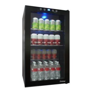 Vinotemp - 80 Can Touchscreen Beverage Cooler