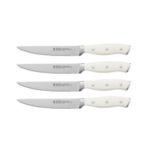 Forged Accent 4pc Steak Knife Set White