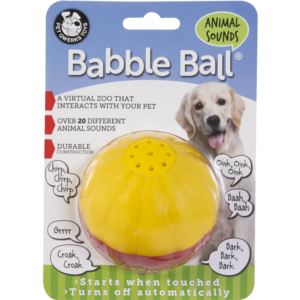 Pet Qwerks Animal Sounds Babble Balls, Large