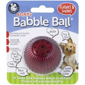 Pet Qwerks Blinky Babble Ball, Small
