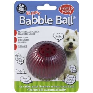 Pet Qwerks Blinky Babble Ball, Medium