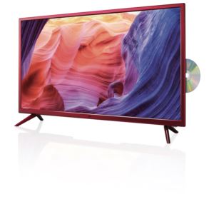 32" HD LED TV/DVD Combo", Red