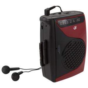 Portable Radio/Cassette Recorder w/Speaker