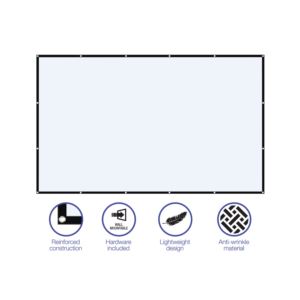 130" Indoor Soft Projection Screen
