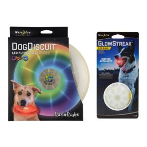 Man's Best Friend Package - Dog Discuit and Glowstreak Ball