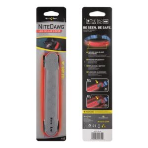 Nite Dawg LED Collar Cover, grey, two pack