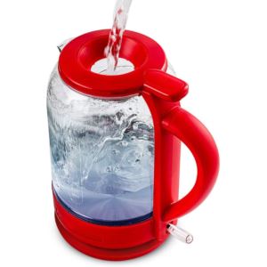 1.5 LT ProntoFil Electric Glass Kettle - Red