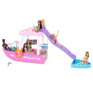Barbie Dream Boat Playset w/ Pool Slide & Accessories Ages 3+ Years